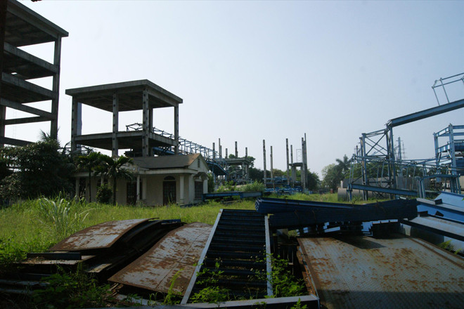 Dự án mở rộng Nhà máy Gang thép Thái Nguyên (TISCO) giai đoạn 2 Ảnh: Nguyễn Bằng 