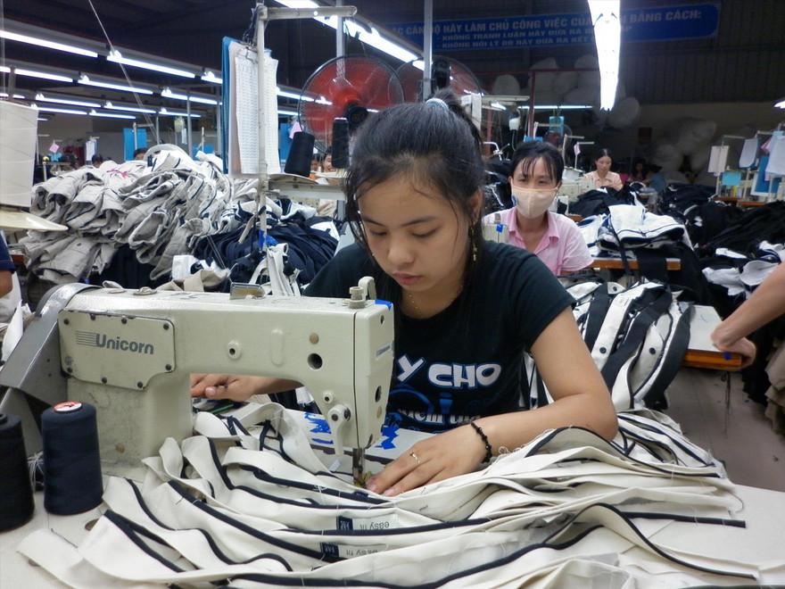 Dệt may là một trong những ngành hàng lợi thế khi Việt Nam ký hiệp định EVFTAẢnh : Bình Phương