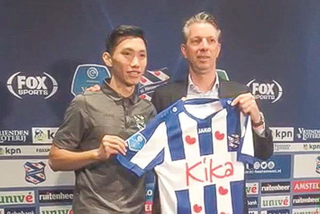 Văn Hậu gia nhập SC Heerenveen