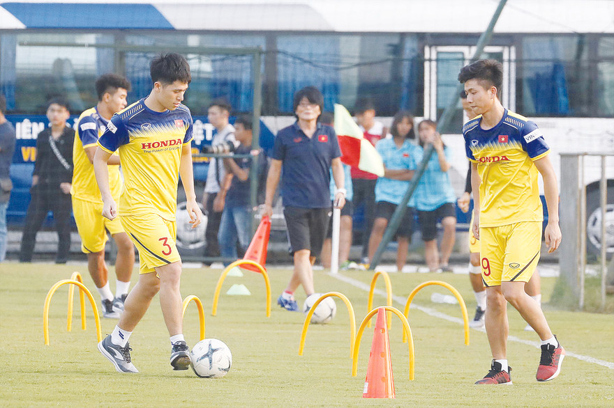 Những chấn thương xảy đến với các tuyển thủ trong thời gian qua để lại không ít nỗi lo trước trận gặp Malaysia ảnh: VSI