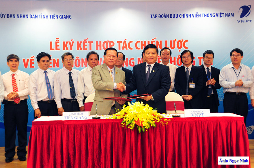 Tỉnh Tiền Giang và VNPT hợp tác chiến lược
