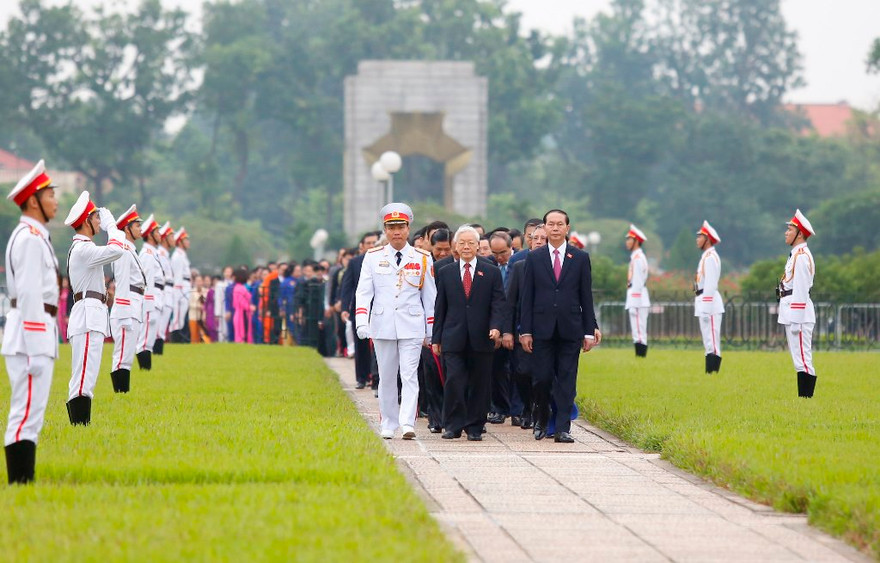 Lãnh đạo Đảng, Nhà nước viếng Chủ tịch Hồ Chí Minh