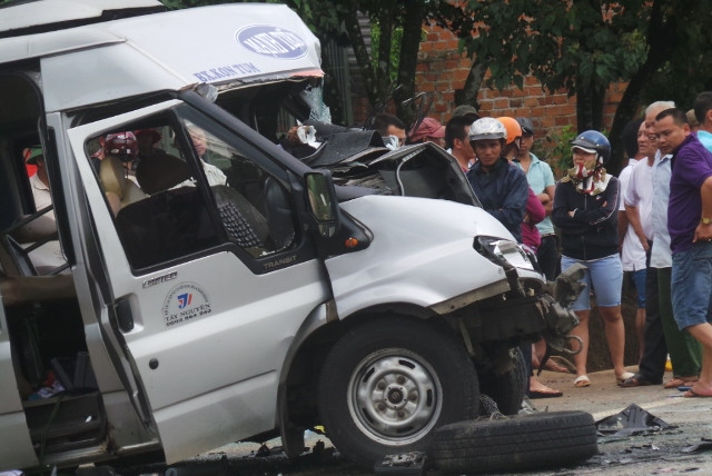 Hiện trường vụ tai nạn giao thông