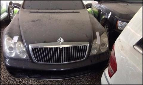 Những chiếc xế tiền tỷ phủ bụi trong lô xe của Dũng "mặt sắt".