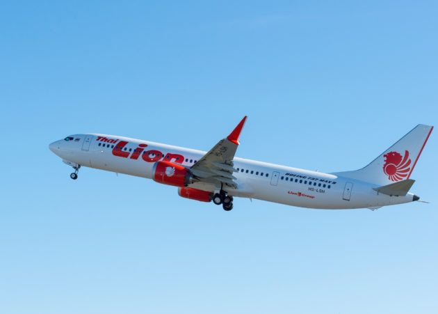 Một chiếc Boeing 737 MAX8 cùng loại với chiếc bị rơi Ảnh: Geekwire