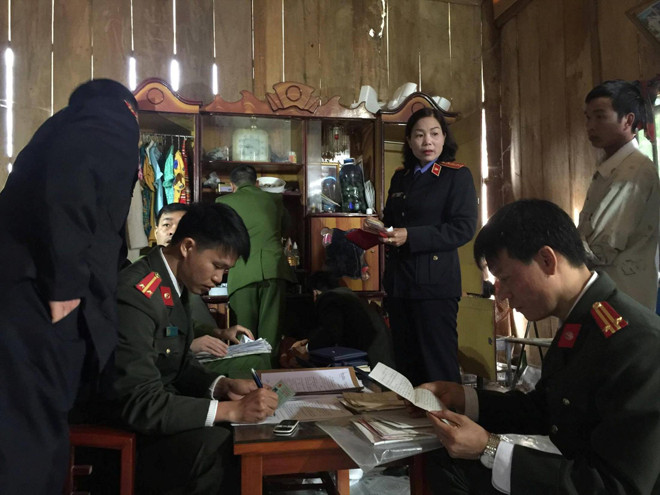 Công an khám nhà Đèo Văn Ban, tháng 11/2017