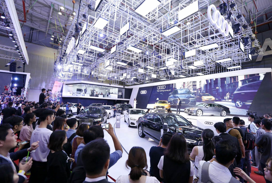 Triển lãm Moto Show 2018 tại TP Hồ Chí Minh ngày 24/10 Ảnh: Anh Tuấn