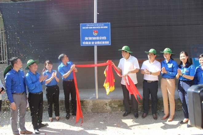 Khánh thành công trình thanh niên tại xã Sơn Nam, huyện Sơn Dương, Tuyên Quang 