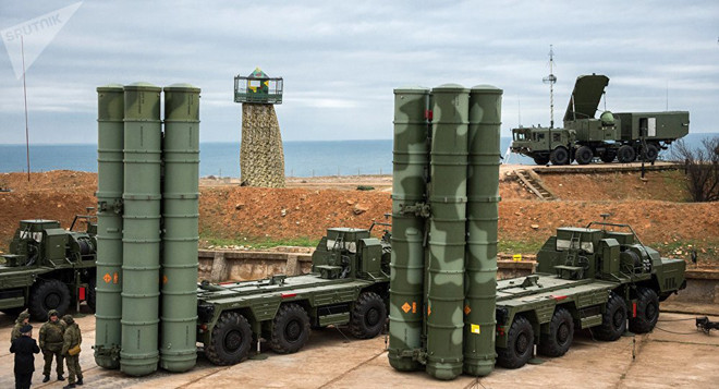 Một hệ thống S-400 Triumf Ảnh: Sputnik 