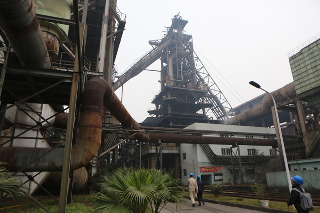 Năm 2017, Dự án nhà máy thép Việt Trung từng là dự án đầu tư dàn trải của ngành Công thương Ảnh: Minh Châu