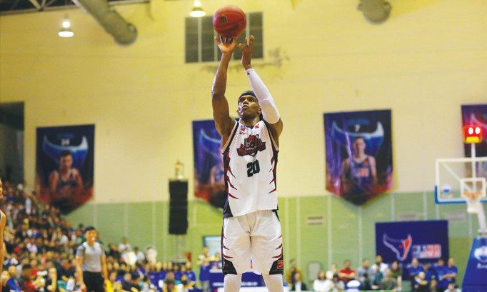 Jaywuan Hill- cỗ máy ghi điểm của Thanglong Warriors. Ảnh: A.T.