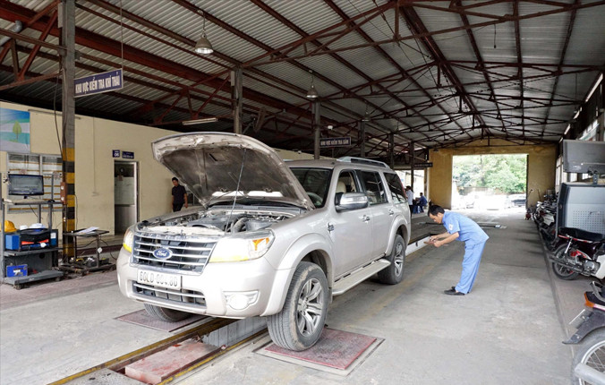 Hơn 10.000 phương tiện bị từ chối kiểm định. Ảnh: Minh Đức.