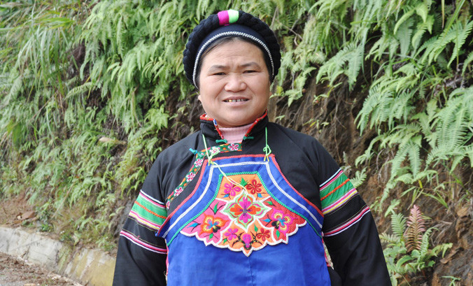 Chị Sùng Phà Sủi. Ảnh: Tuấn Ngọc.