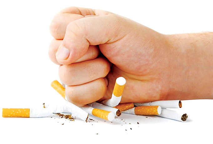 Bỏ thuốc lá cần một quyết tâm cao.