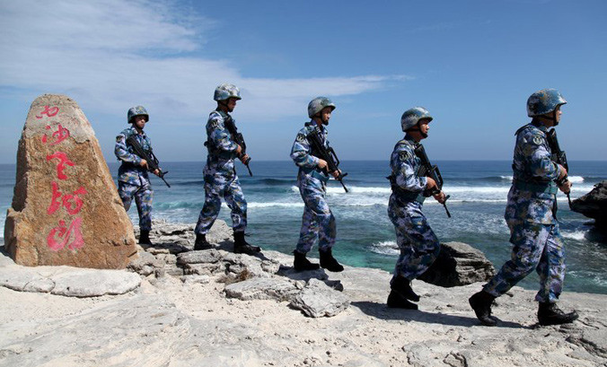 Chiến lược an ninh quốc gia mới của Mỹ coi việc Trung Quốc quân sự hoá các tiền đồn là nhằm thay đổi hiện trạng.