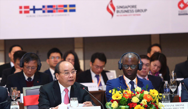 Thủ tướng Nguyễn Xuân Phúc phát biểu tại VBF.