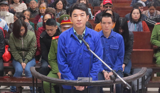 Bị cáo Saga tại tòa Ảnh: X.A