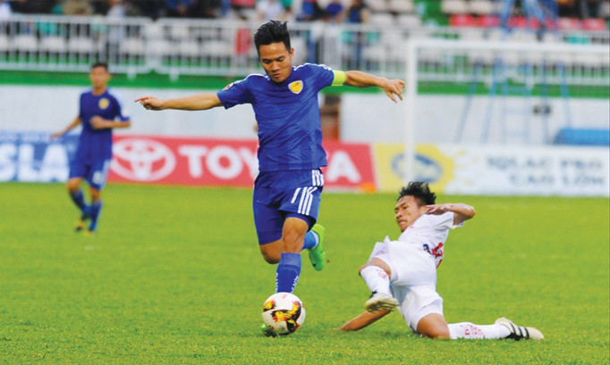 Quảng Nam sẽ tái chiếm đỉnh bảng sau trận đấu chiều nay? Ảnh: VSI.