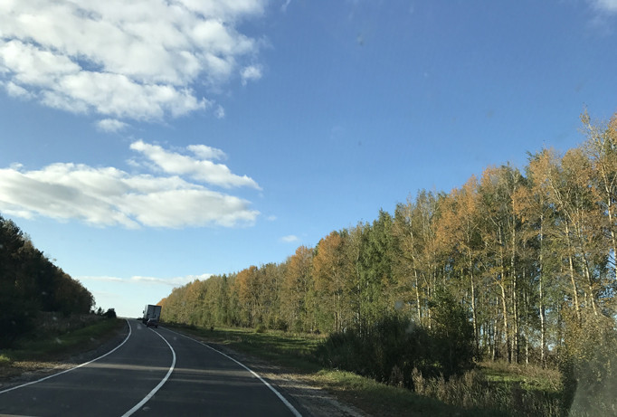 Nước Nga - miền đất bạch dương. Ảnh: Lê Xuân Sơn.