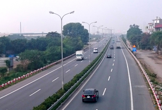 Tuyến cao tốc Hà Nội - Ninh Bình. Ảnh: Nhật Minh.