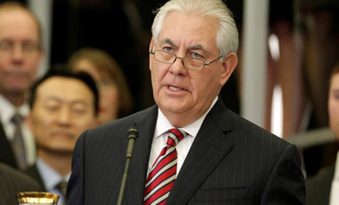 Ngoại trưởng Mỹ Rex Tillerson đề xuất đàm phán với Triều Tiên vô điều kiện. Ảnh: CNN