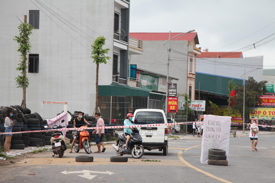 Cơ quan chức năng tỉnh Bắc Giang thiết lập vùng cách ly