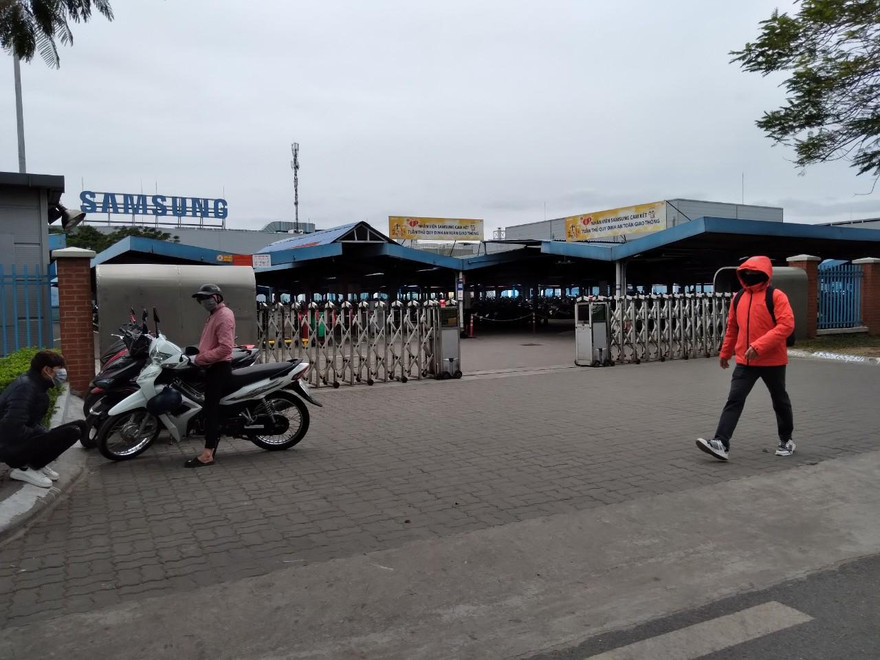 Hai công nhân tại Công ty TNHH Samsung Electronics Việt Nam ở Bắc Ninh mắc COVID - 19
