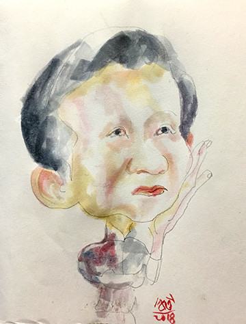 Tranh: Nguyễn Văn Hổ 