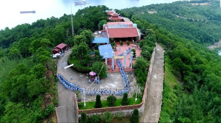 Ông Tô Văn Chương xây “Chùa” Duyên Phúc trên đảo Thẻ Vàng