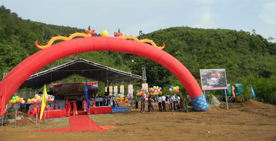 Lễ động thổ khởi công dự án Khu du lịch tâm linh thiền Trúc Lâm - Quảng Nam giữa rừng phòng hộ