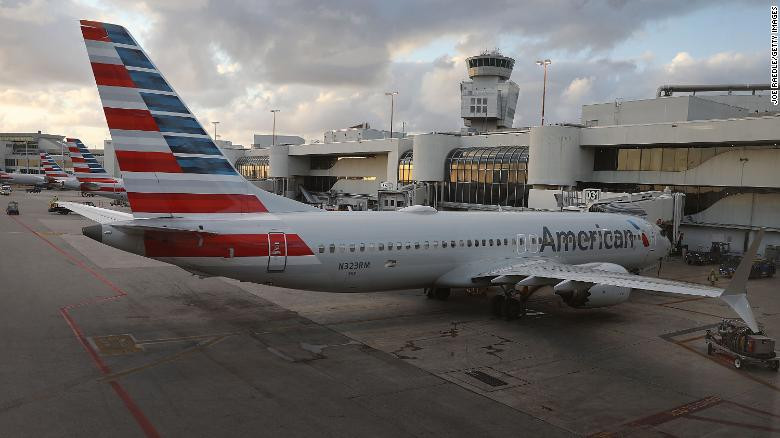 Một chiếc Max 8 của American Airlines Ảnh: CNN