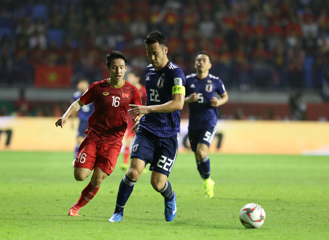 Một pha trong trận Việt Nam - Nhật Bản