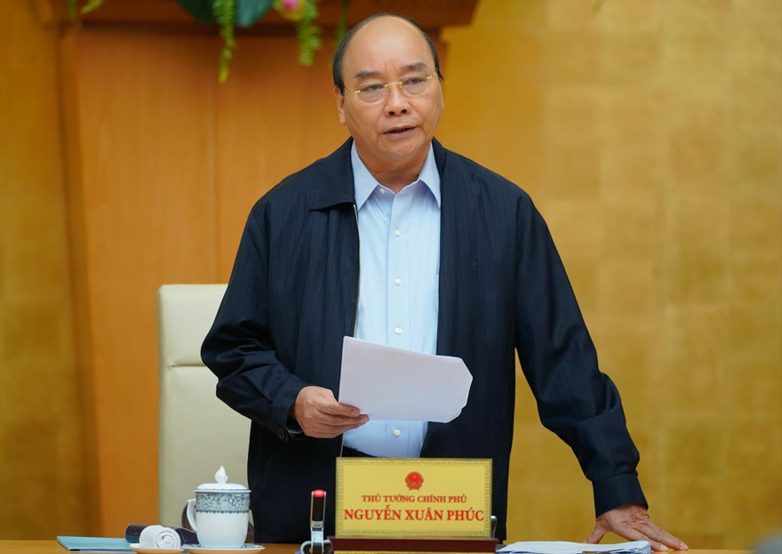 “Không thể chấp nhận tình trạng có vốn, có tiền mà không tiêu được, không phát triển được, cứ cam chịu nghèo, khó khăn...”, Thủ tướng Nguyễn Xuân Phúc nói khi chỉ đạo hội nghị Ảnh: Quang Hiếu