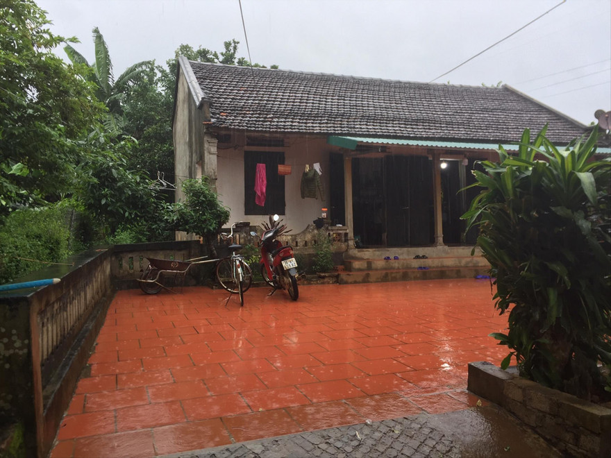 Hiện trường ngôi nhà xảy ra vụ việc 