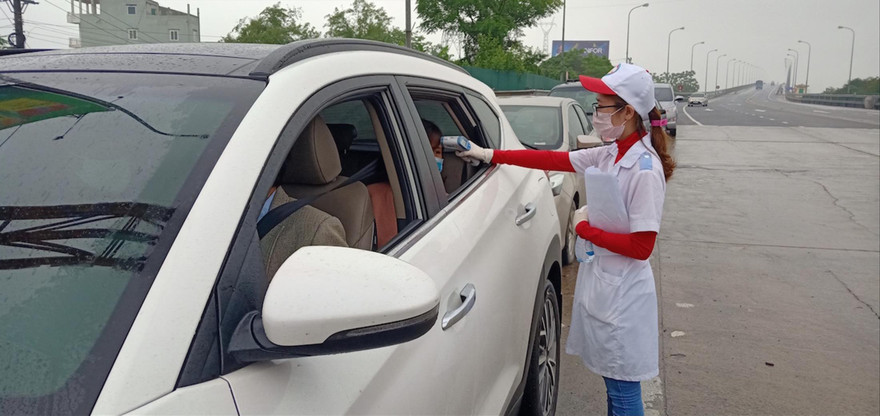 Thái Bình lập chốt để kiểm dịch, chứ không phải “ngăn sông cấm chợ”. Ảnh: Hoàng Long