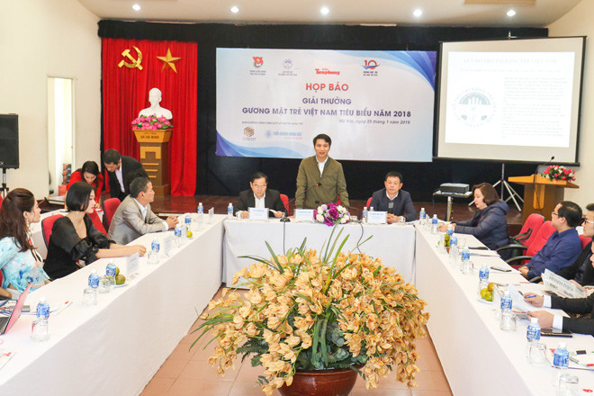 Bí thư T.Ư Đoàn Nguyễn Ngọc Lương phát biểu tại buổi họp báo Ảnh: Như Ý