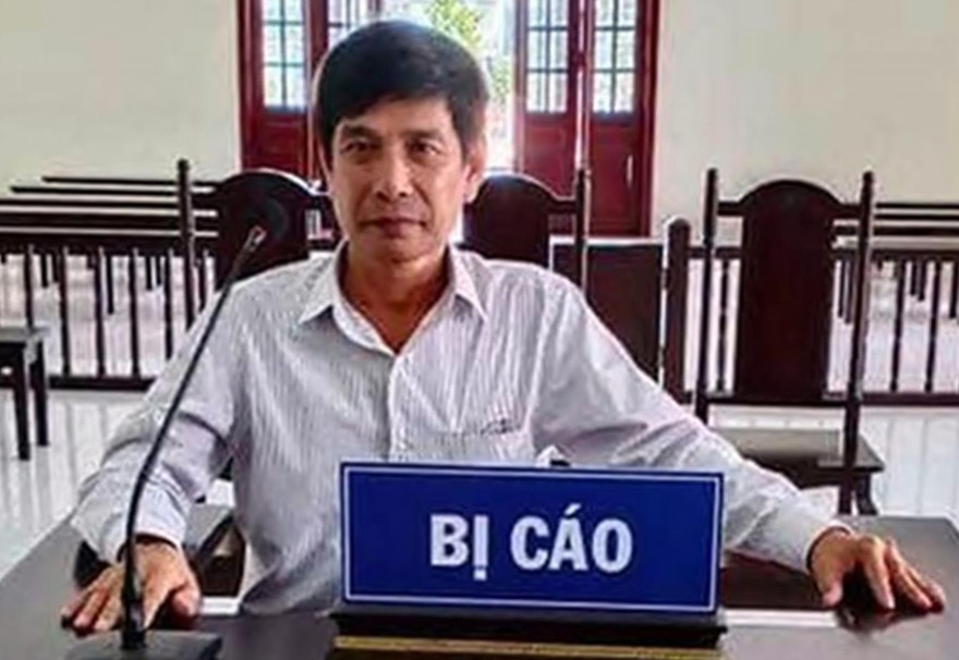 Bị cáo Lương Hữu Phước tại một phiên tòa. Ảnh: LS D.V.T