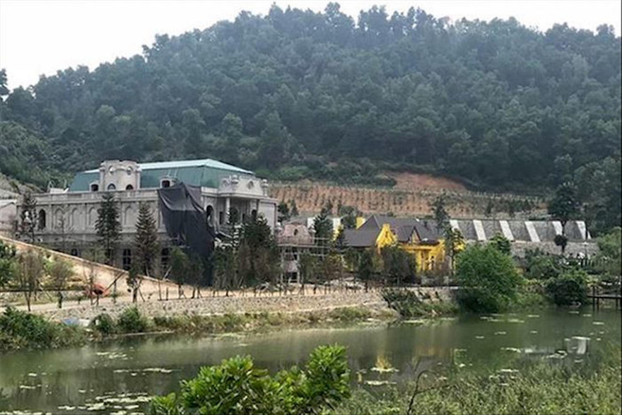 Công trình tổ hợp nghỉ dưỡng Hoàng Lê Gia Garden tại thôn Minh Tân, xã Minh Trí