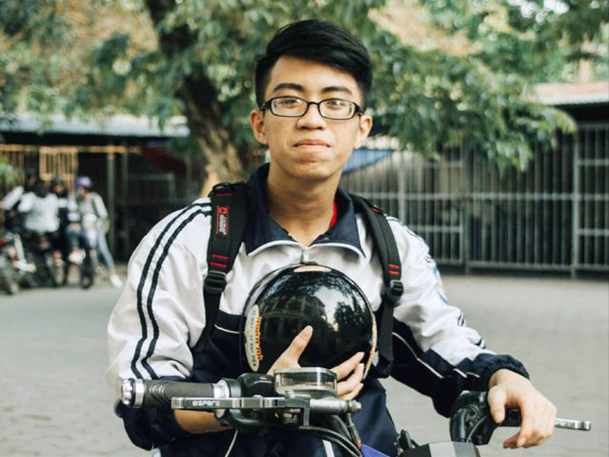 Tôn Lương Bảo luôn nỗ lực “vượt qua bản thân” trong học tập, rèn luyện Ảnh: NVCC 