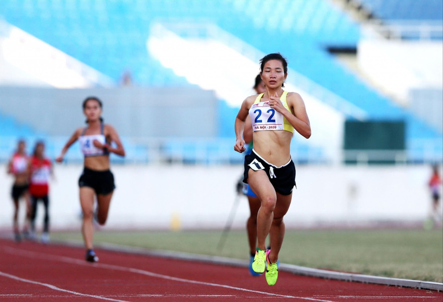 Nguyễn Thị Oanh giành 4 HCV giải vô địch điền kinh quốc gia ảnh: CTV 