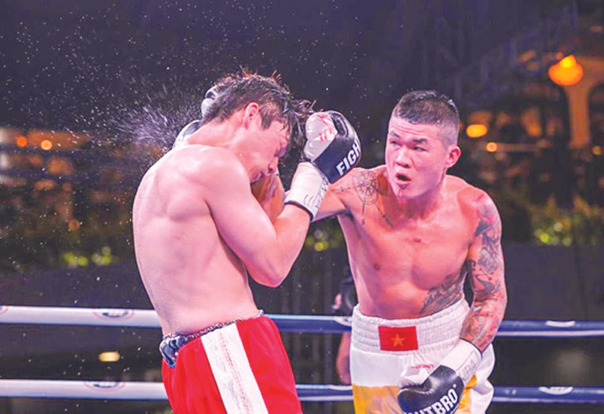 Trương Đình Hoàng trong một trận thượng đài tại SEA Games 2015