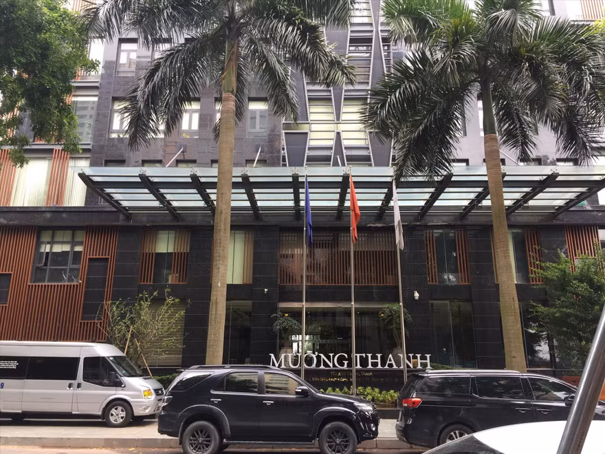 Trụ sở Tập đoàn Mường Thanh. Ảnh: Nguyễn Hoàn.