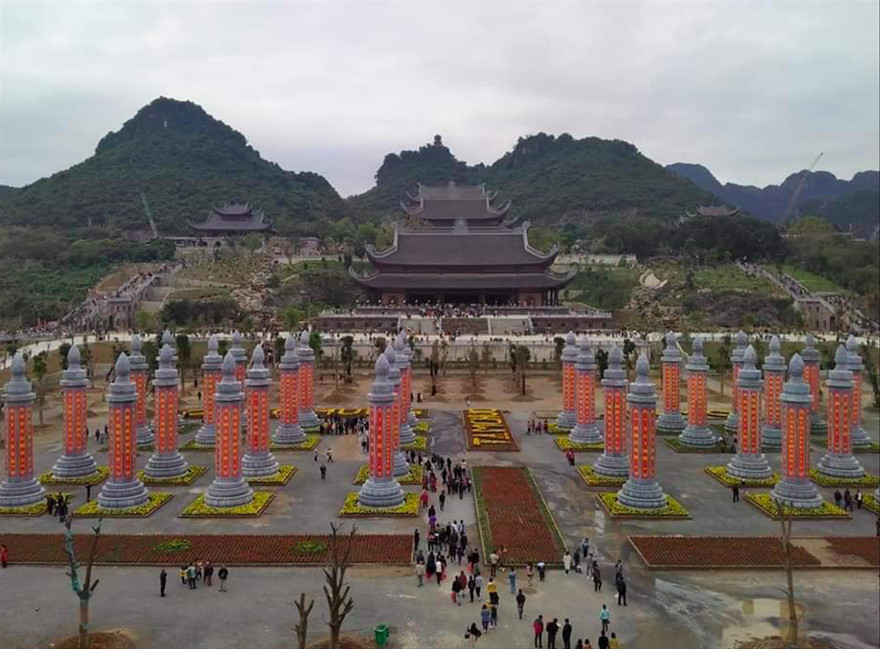 Chùa Tam Chúc thưa vắng khách sau quyết định tạm dừng lễ hội để chống dịch coronaẢNH: HOÀNG LONG 