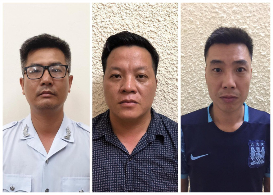 Từ trái qua phải, các đối tượng Phong, Hạ và Tuấn 