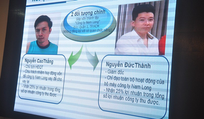 Hai đối tượng Thắng và Thành của Công ty Nam Long