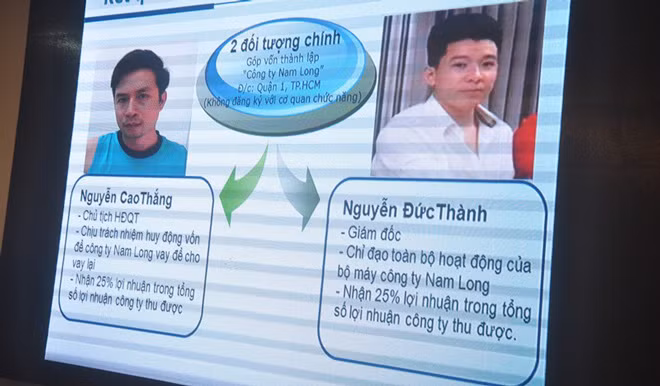 Hai đối tượng Thắng và Thành của Công ty Nam Long