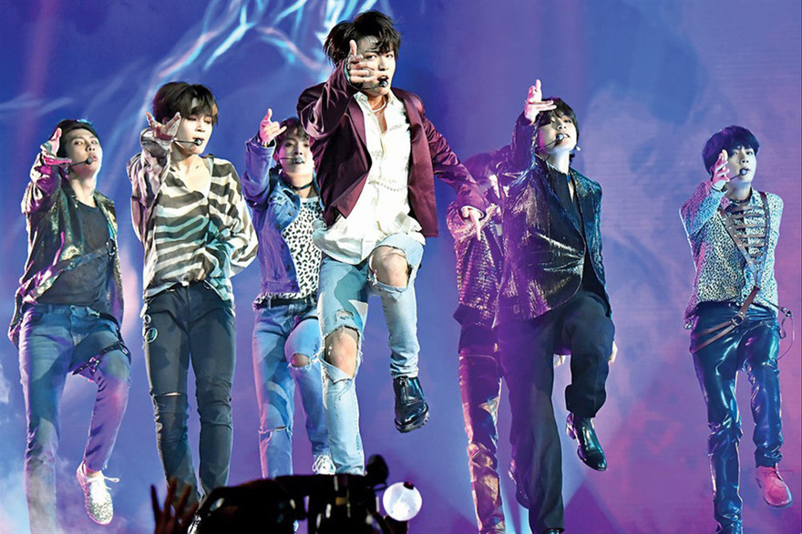 BTS đang là mũi nhọn của làn sóng Hàn Quốc Ảnh: Korea.net