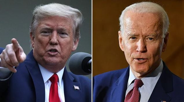 Ứng viên Joe Biden (phải) đang giành ưu thế trước đương kim Tổng thống Donald Trumpảnh: The Hill 