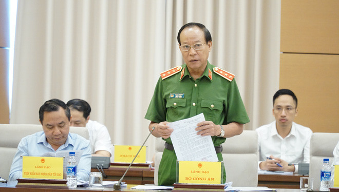 Thứ trưởng Bộ Công an, Thượng tướng Lê Qúy Vương. Ảnh: LD