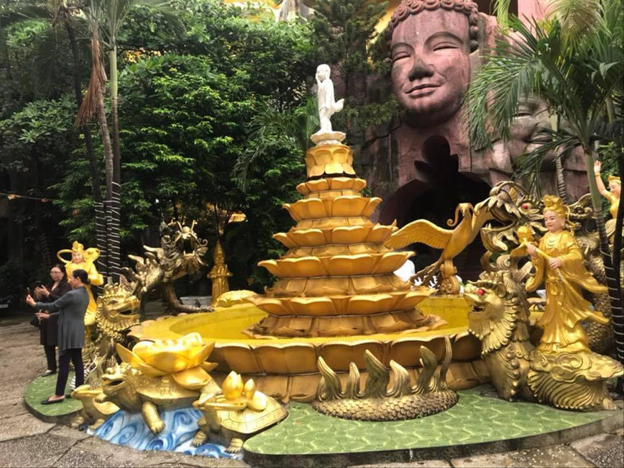 Chùa Kỳ Quang 2 vốn là ngôi chùa đẹp, thu hút khách tham quan